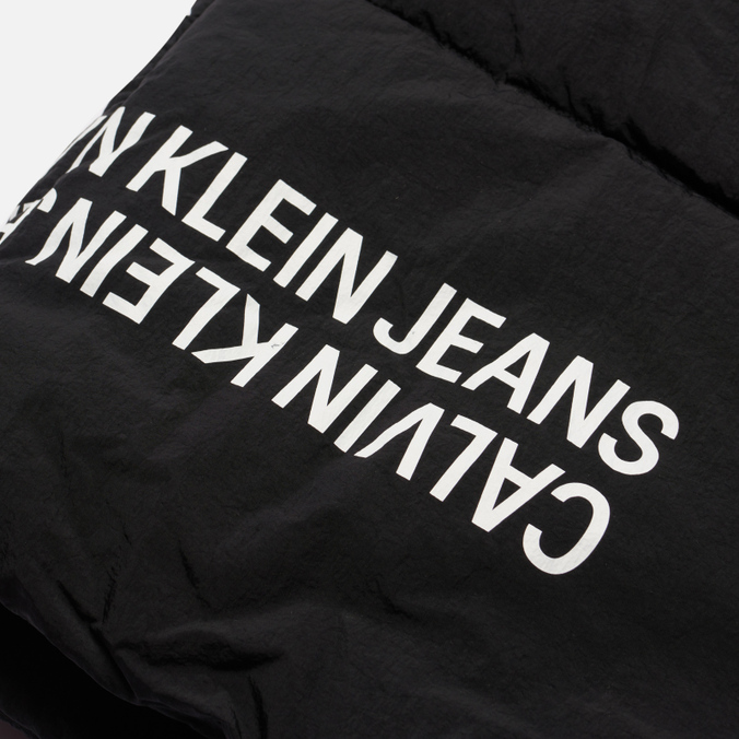 Мужская куртка парка Calvin Klein Jeans, цвет чёрный, размер S J30J318656BEH Sustainable Crinkle - фото 3