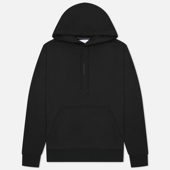 Мужская толстовка Calvin Klein Jeans Instit Seasonal Back Logo Hoodie Black