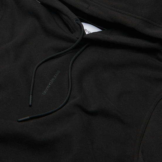 Мужская толстовка Calvin Klein Jeans Instit Seasonal Back Logo Hoodie Black
