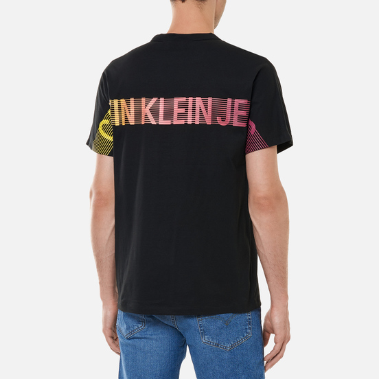 Мужская футболка Calvin Klein Jeans Gradient Back Logo Black