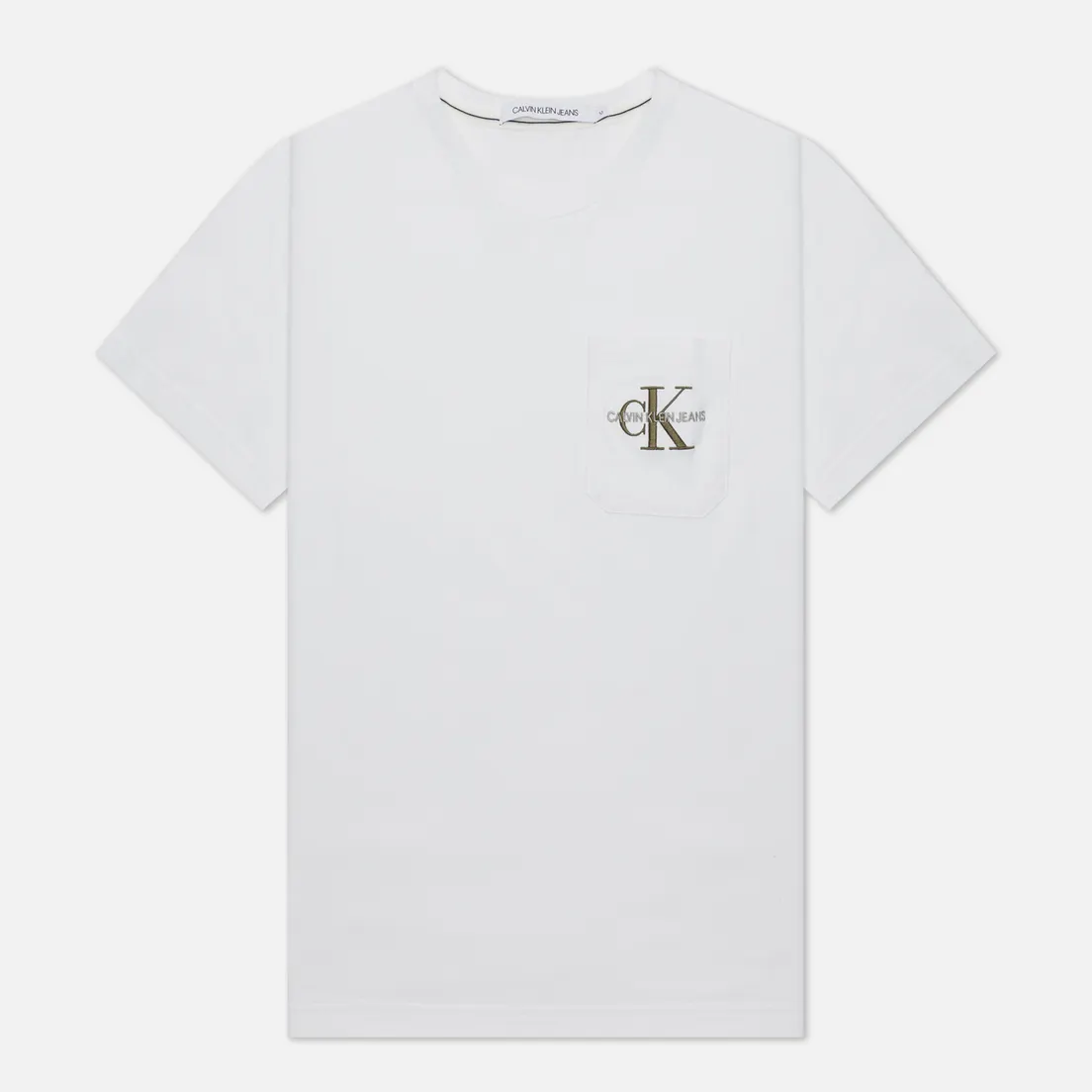 Calvin Klein Jeans Мужская футболка Monogram Embroidery Pocket