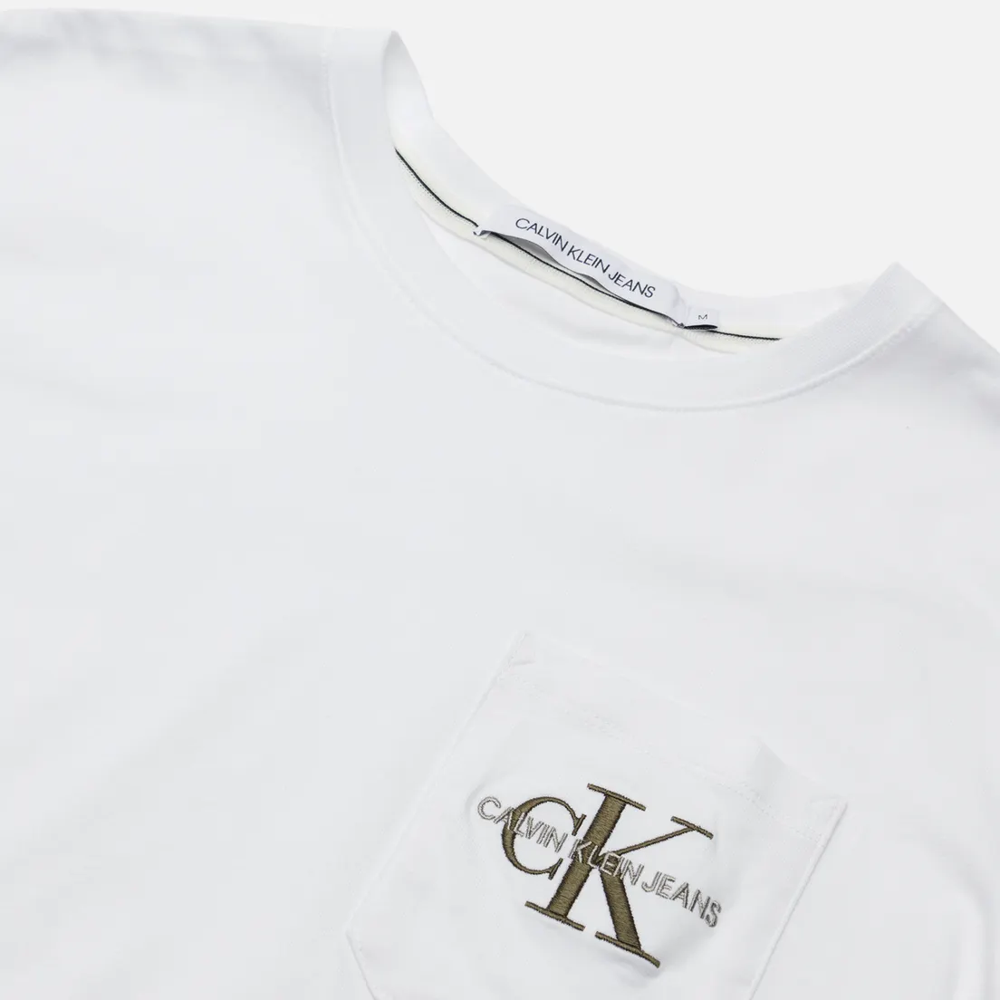 Calvin Klein Jeans Мужская футболка Monogram Embroidery Pocket