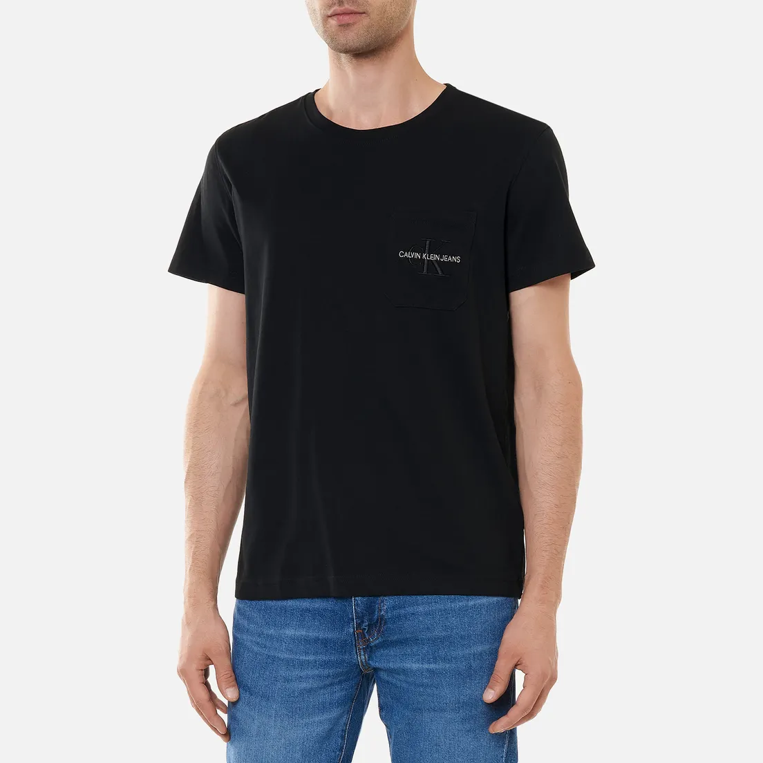 Calvin Klein Jeans Мужская футболка Monogram Embroidery Pocket