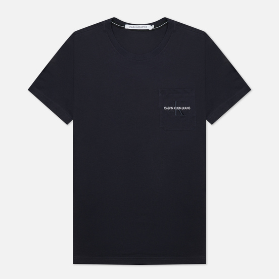 Мужская футболка Calvin Klein Jeans Monogram Embroidery Pocket Night Sky