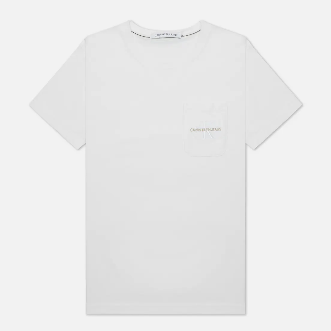 Calvin Klein Jeans Мужская футболка Monogram Embroidery Pocket