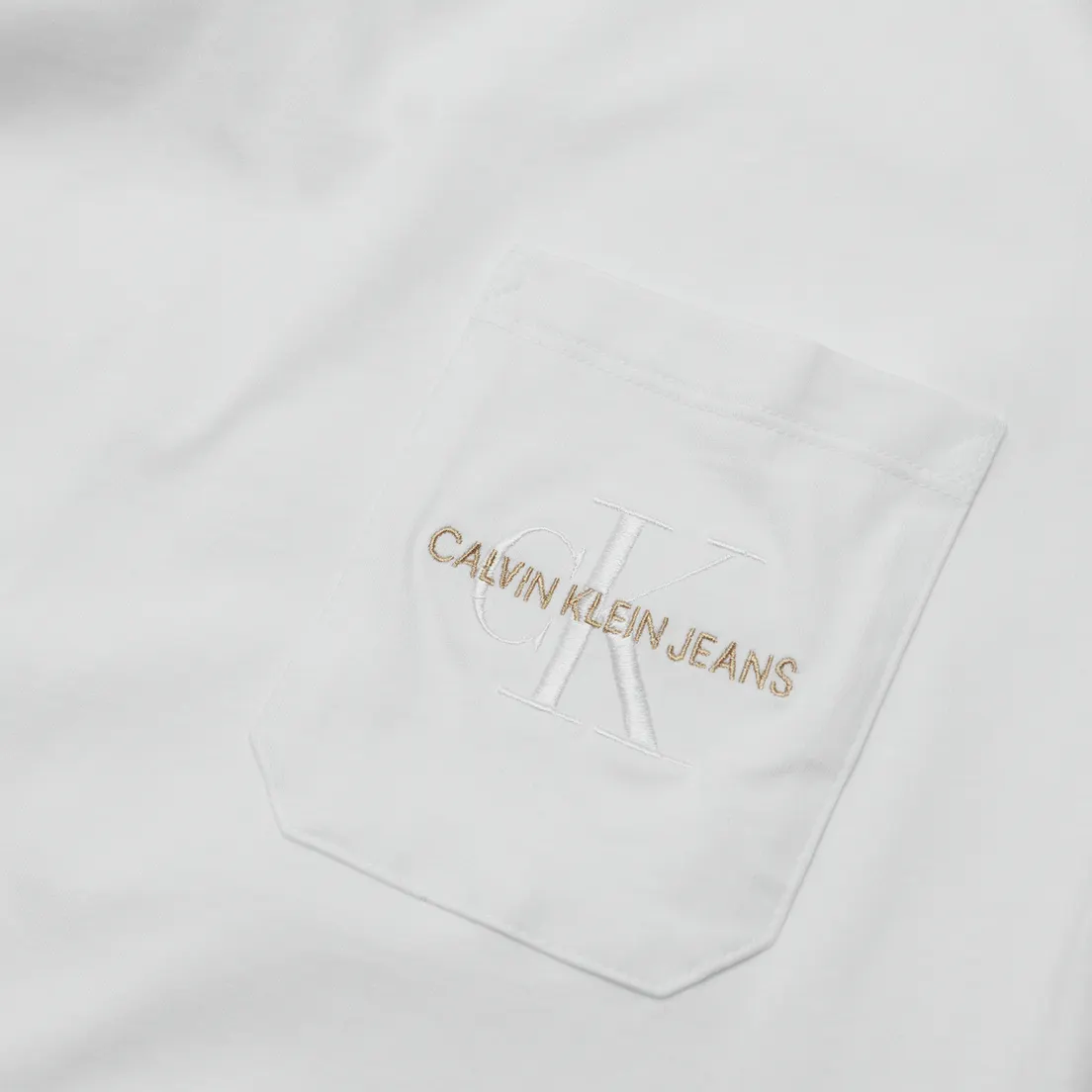 Calvin Klein Jeans Мужская футболка Monogram Embroidery Pocket