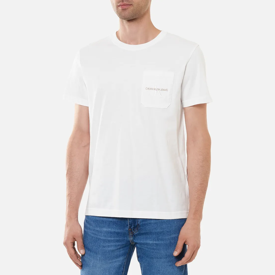 Calvin Klein Jeans Мужская футболка Monogram Embroidery Pocket