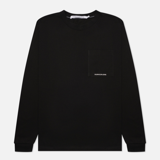 Мужской лонгслив Calvin Klein Jeans Organic Cotton Essentials Black
