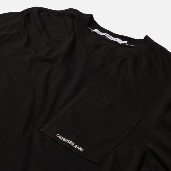 Мужской лонгслив Calvin Klein Jeans Organic Cotton Essentials Black