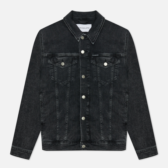 Мужская джинсовая куртка Calvin Klein Jeans Modern Essential Denim Black