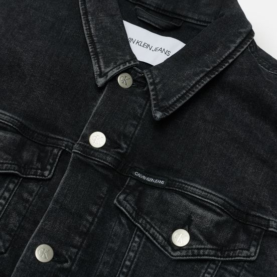 Мужская джинсовая куртка Calvin Klein Jeans Modern Essential Denim Black