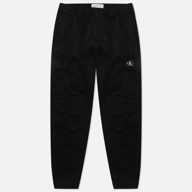 Мужские брюки Calvin Klein Jeans, цвет чёрный, размер XXL J30J319650BEH Skinny Cargo - фото 1
