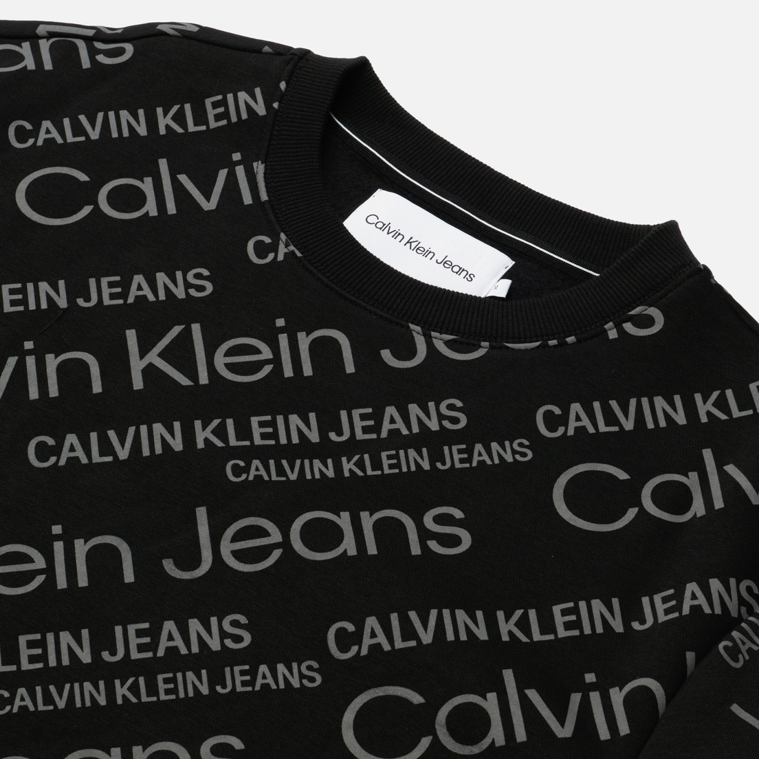 Calvin Klein Jeans Мужская толстовка Relaxed All-Over Logo