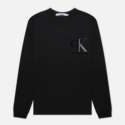 Мужской лонгслив Calvin Klein Jeans LS Relaxed Logo Black