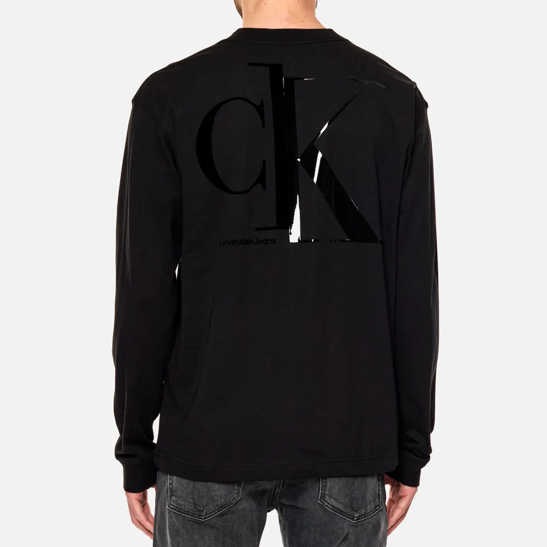 Calvin Klein Jeans Мужской лонгслив LS Relaxed Logo