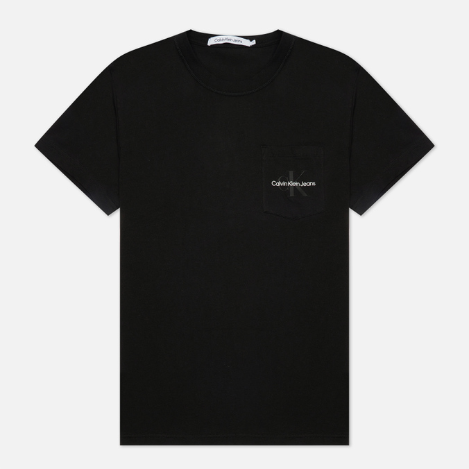 Мужская футболка Calvin Klein Jeans, цвет чёрный, размер XXL