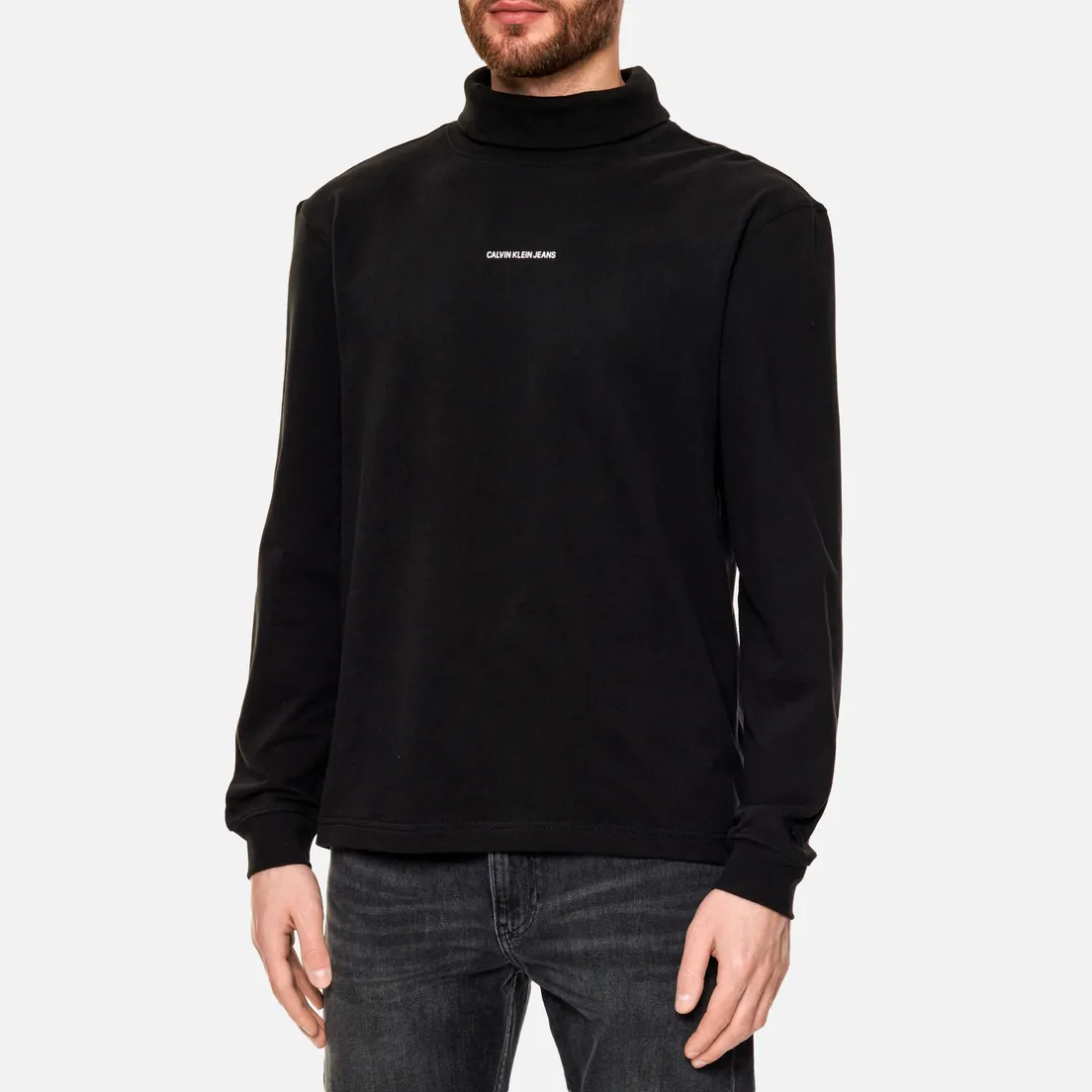 Calvin Klein Jeans Мужская водолазка Funnel Neck
