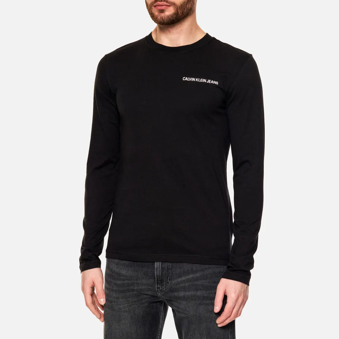 Calvin Klein Jeans Мужской лонгслив LS Classic Logo