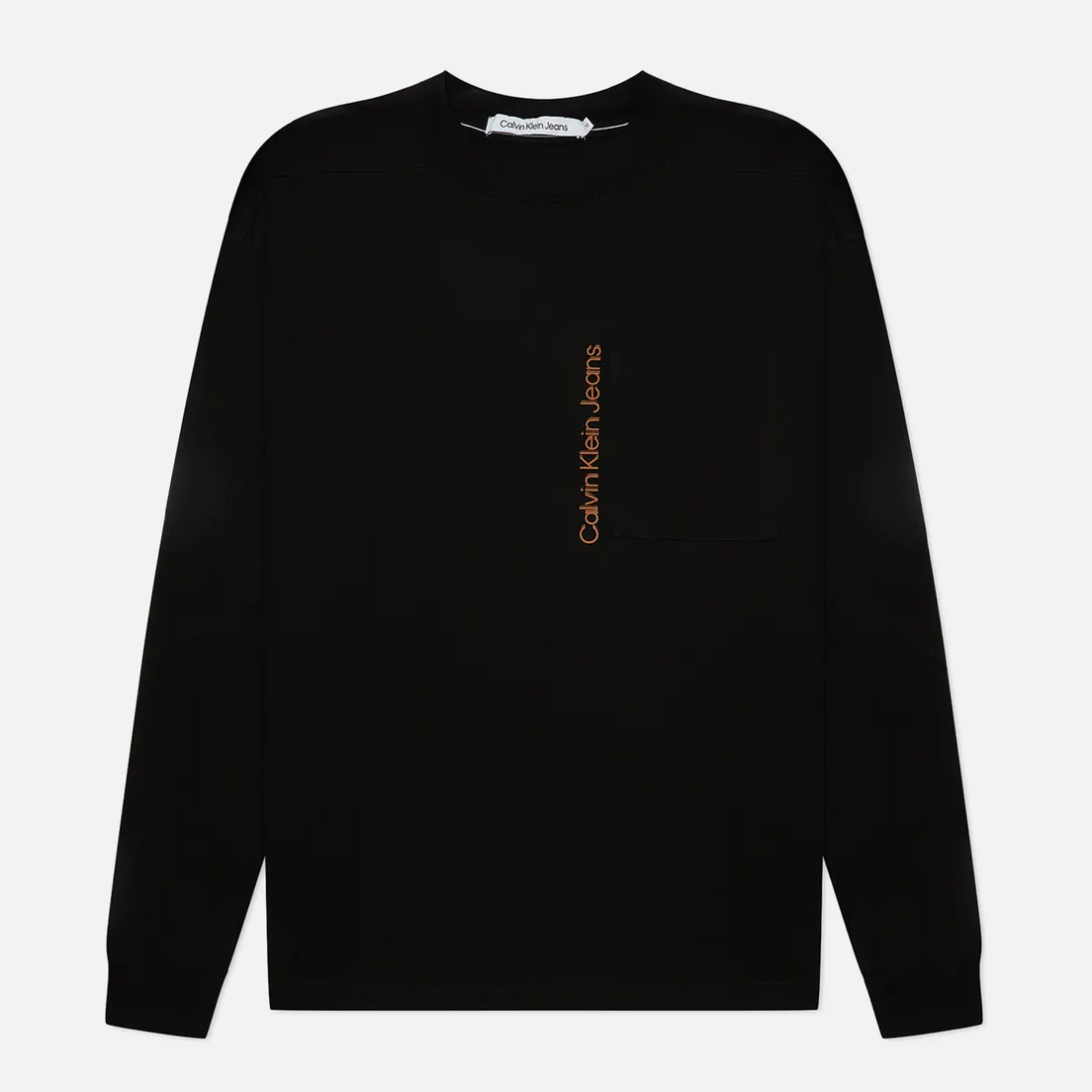 Calvin Klein Jeans Мужской лонгслив Organic Cotton Crew Neck