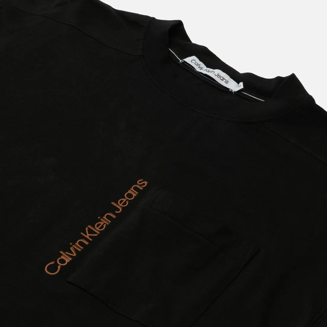 Calvin Klein Jeans Мужской лонгслив Organic Cotton Crew Neck