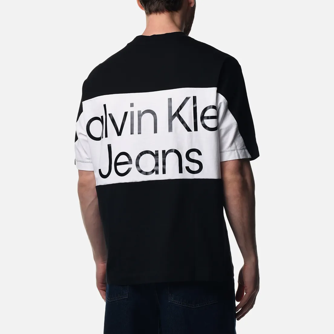 Calvin Klein Jeans Мужская футболка Bold Logo Colorblock