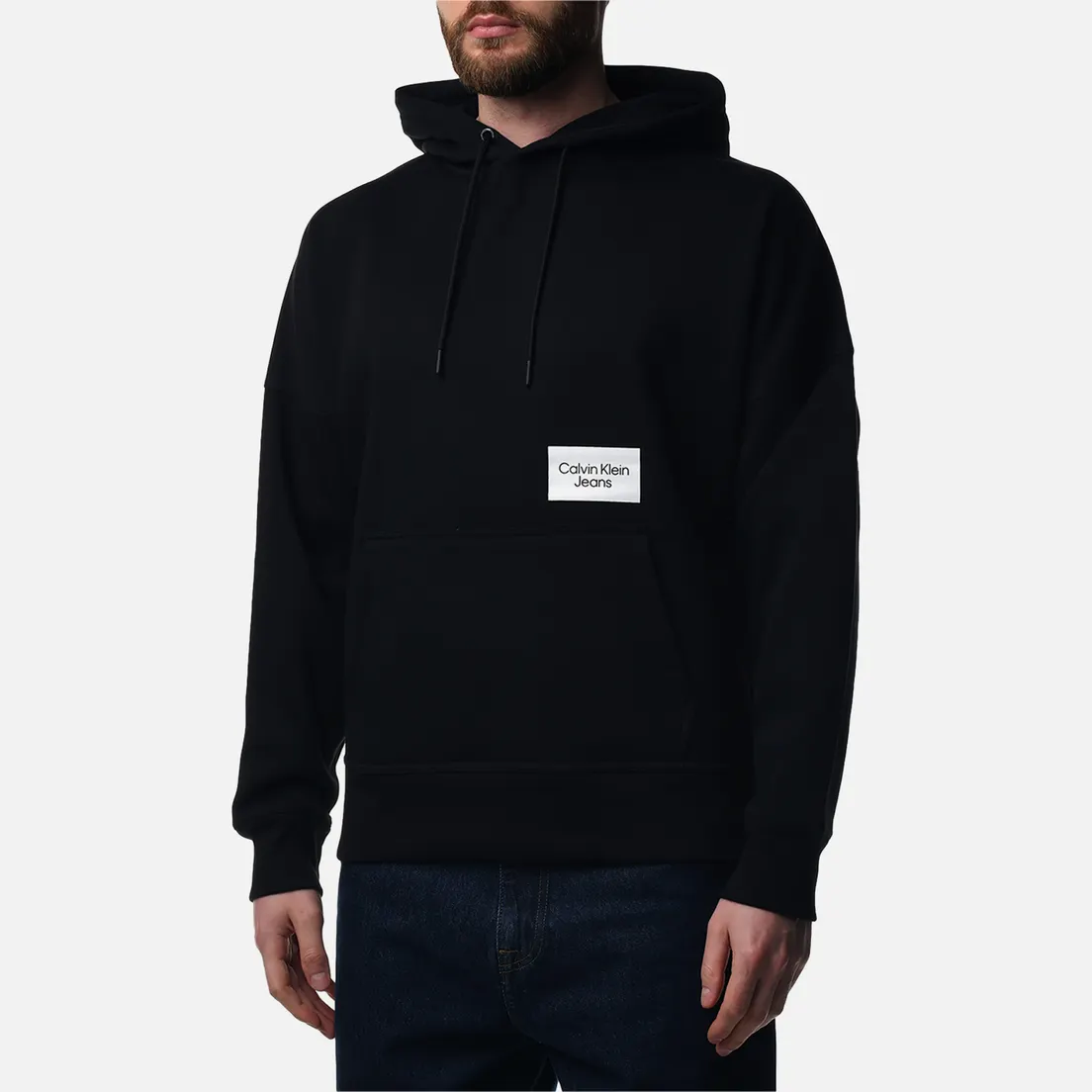 Calvin Klein Jeans Мужская толстовка Bold Logo Colorblock Hoodie