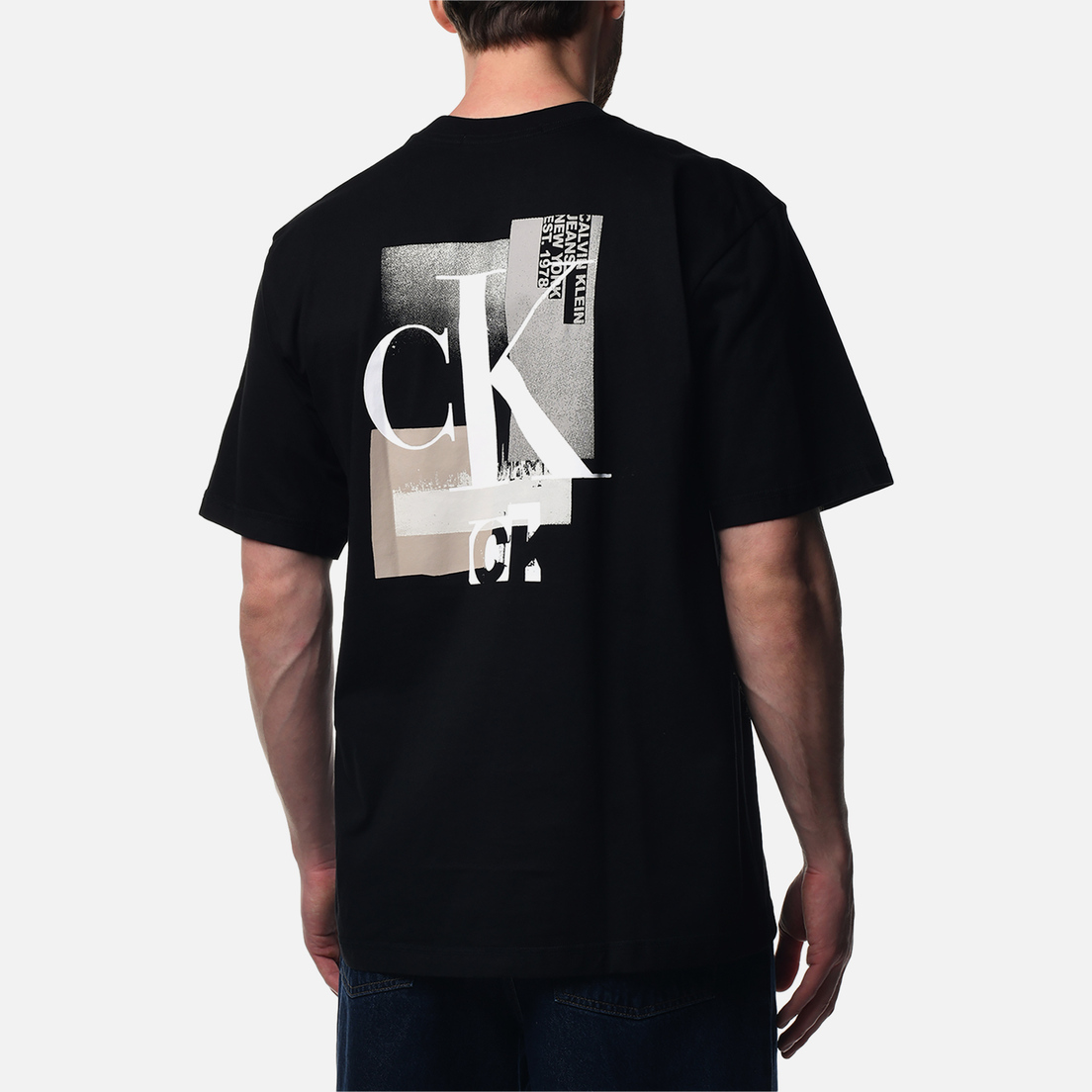 Calvin Klein Jeans Мужская футболка Connected Layer Landscape