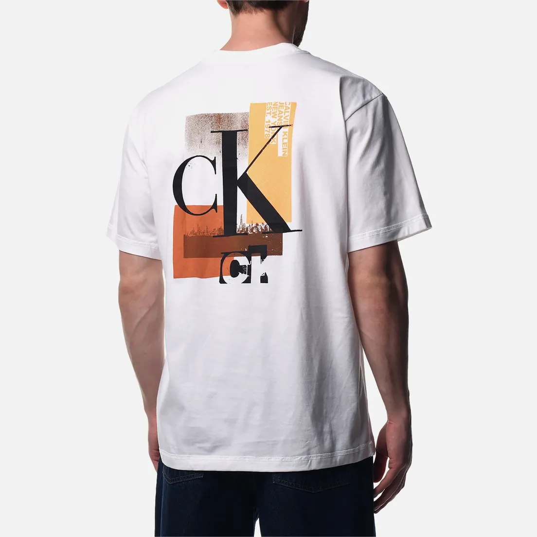 Calvin Klein Jeans Мужская футболка Connected Layer Landscape