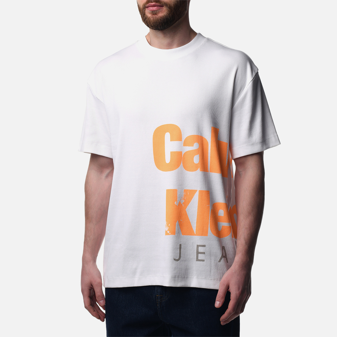 Calvin Klein Jeans Мужская футболка Bold Institutional Rib