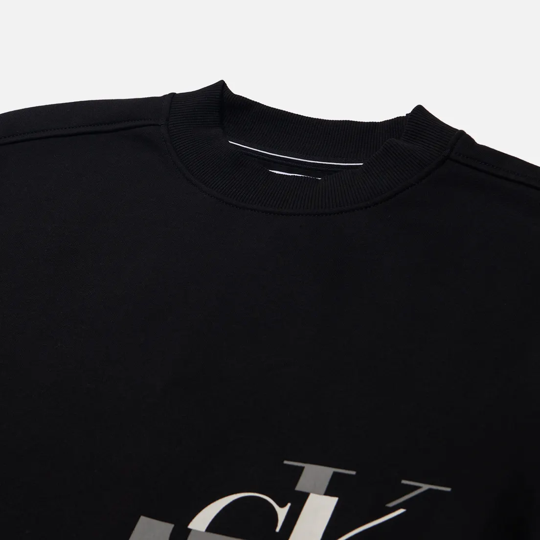 Calvin Klein Jeans Мужская толстовка Glitched CK Logo Crew Neck