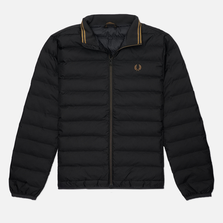 Мужской пуховик Fred Perry Insulated, цвет чёрный, размер XXL