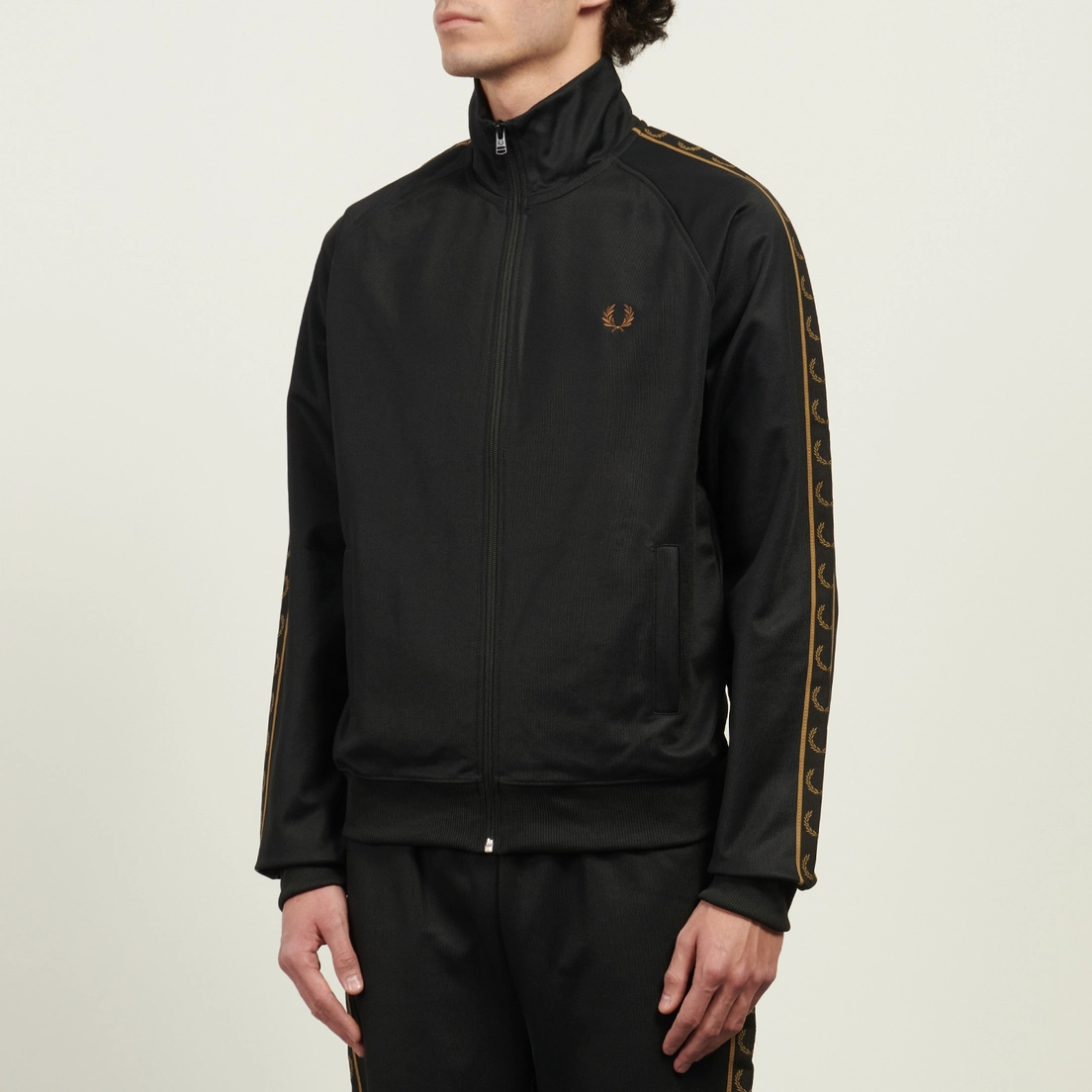 Fred Perry Мужская олимпийка Contrast Tape Track