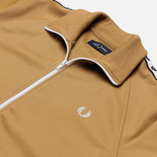 Мужская олимпийка Fred Perry Laurel Wreath Tape Warm Stone