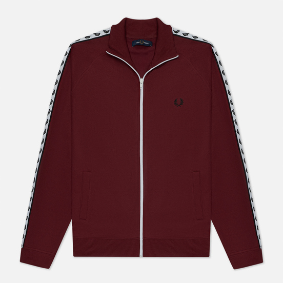 Мужская олимпийка Fred Perry Laurel Wreath Tape Track Tawny Port