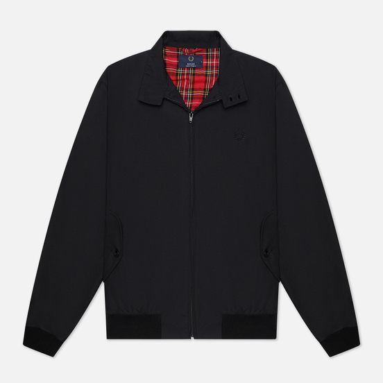 Мужская куртка харрингтон Fred Perry Laurel Made in England Harrington Black