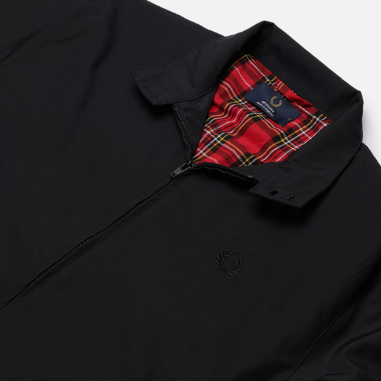Мужская куртка харрингтон Fred Perry Laurel Made in England Harrington Black