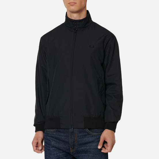 Мужская куртка харрингтон Fred Perry Laurel Made in England Harrington Black