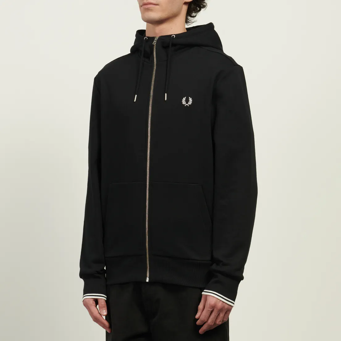 Fred Perry Мужская толстовка Zip Through Hoodie