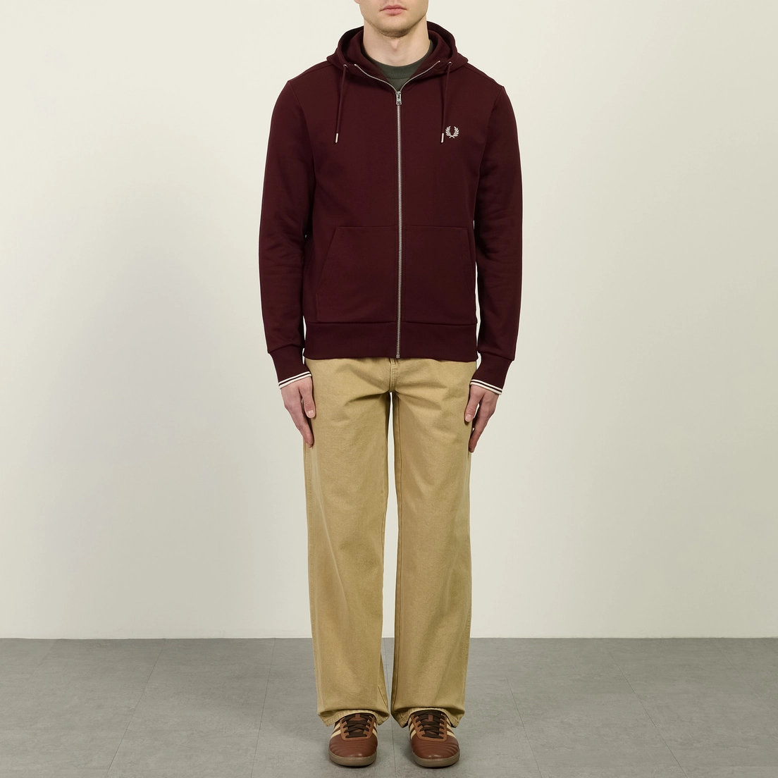Мужская толстовка Fred Perry Zip Through Hoodie, J7536-64A