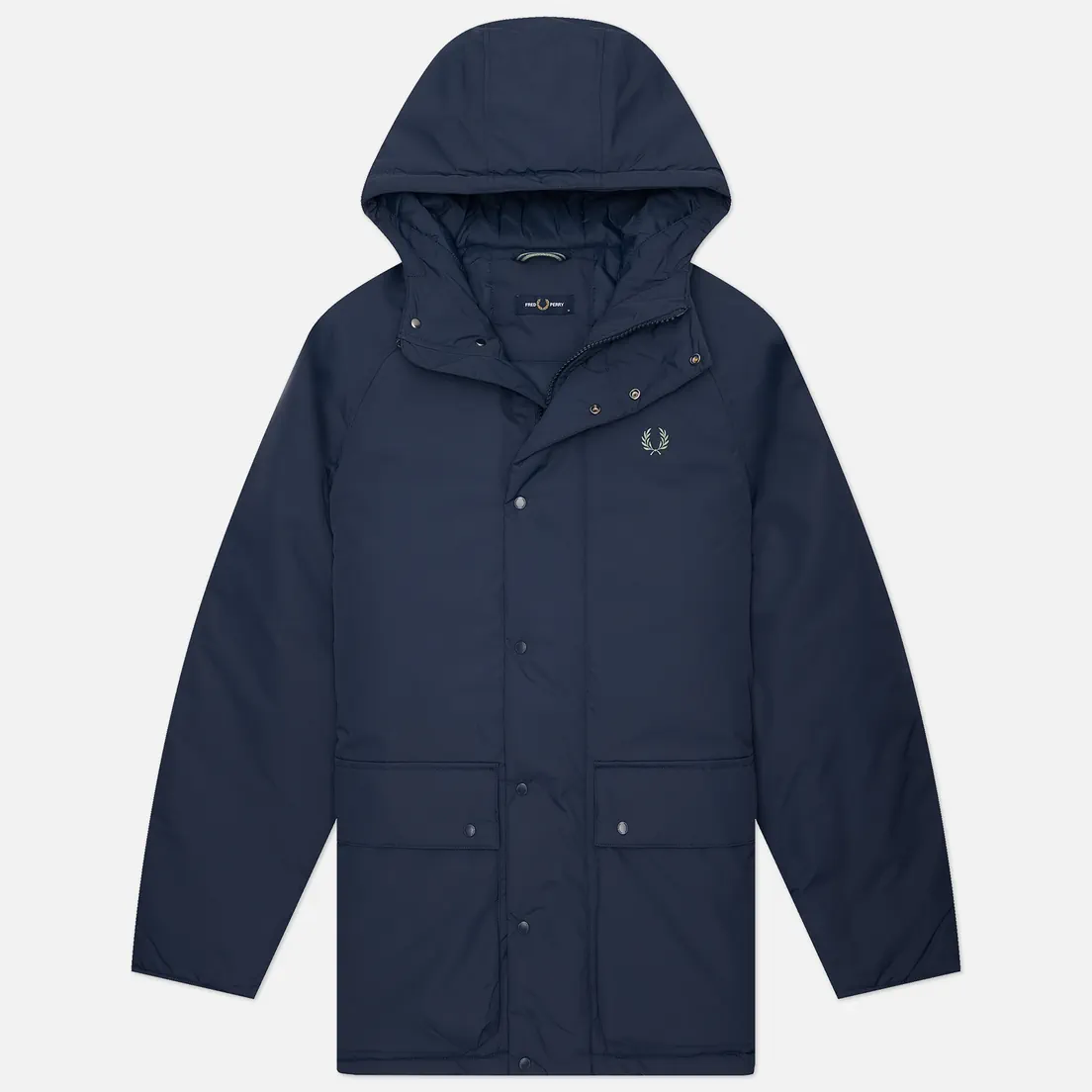 Fred Perry Мужская куртка парка Padded Zip Through