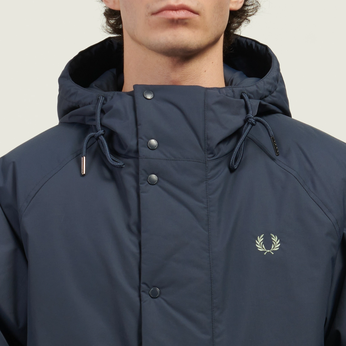 Fred Perry Мужская куртка парка Padded Zip Through