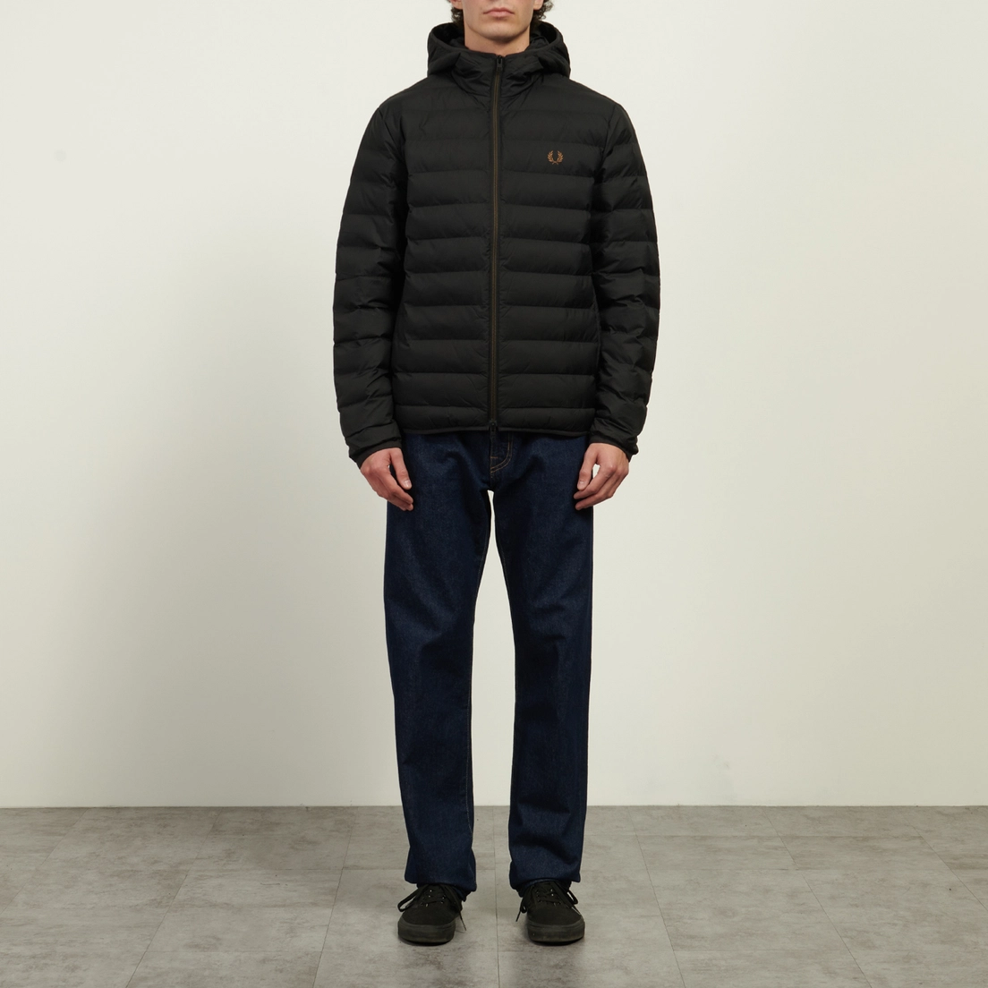 Fred Perry Мужской пуховик Hooded Insulated