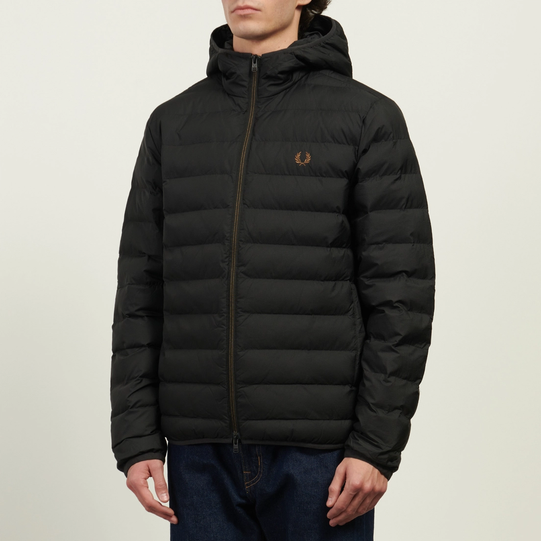 Fred Perry Мужской пуховик Hooded Insulated