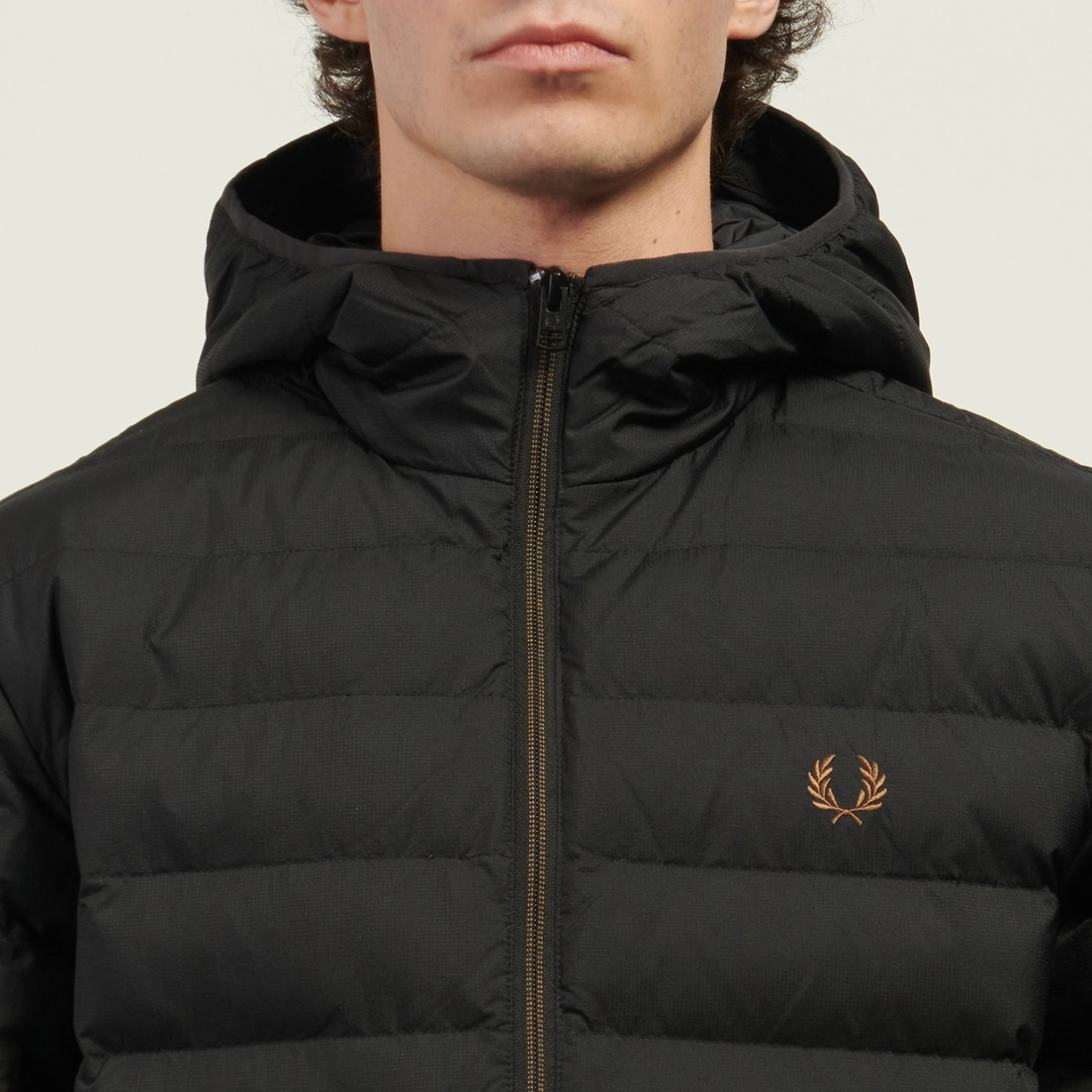 Fred Perry Мужской пуховик Hooded Insulated
