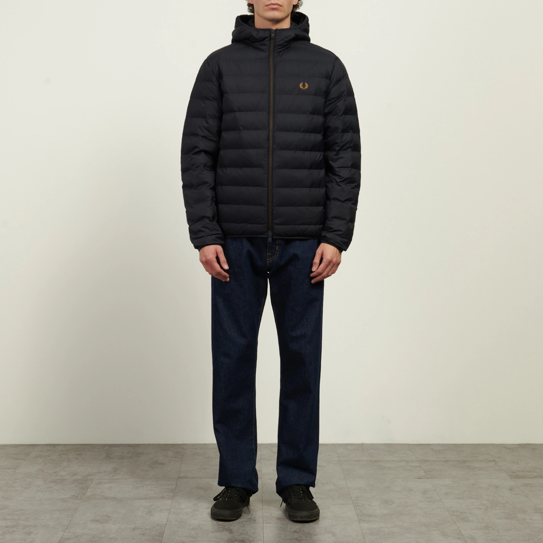 Fred Perry Мужской пуховик Hooded Insulated