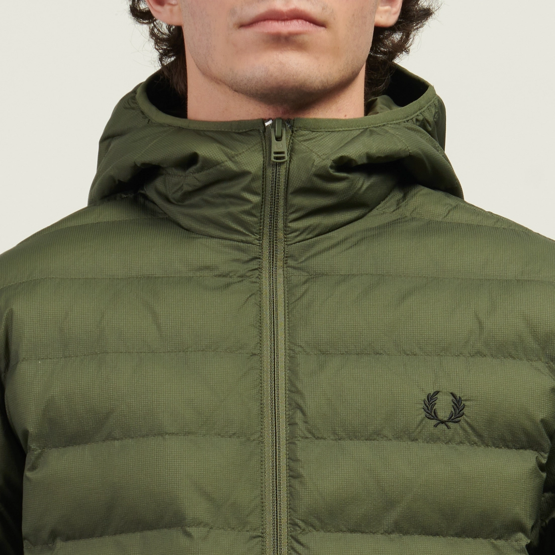 Fred Perry Мужской пуховик Hooded Insulated