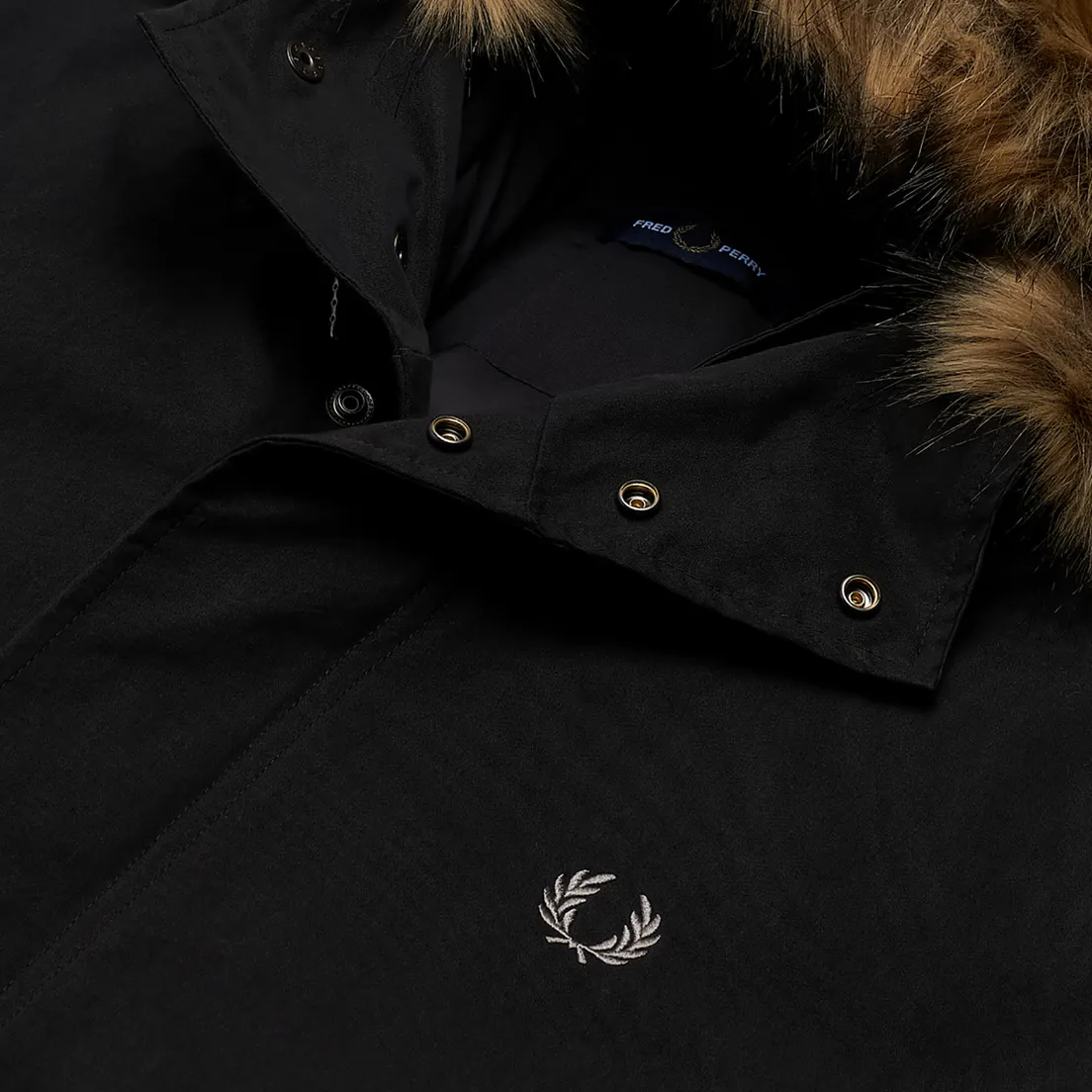 Fred Perry Мужская куртка парка Zip In Liner