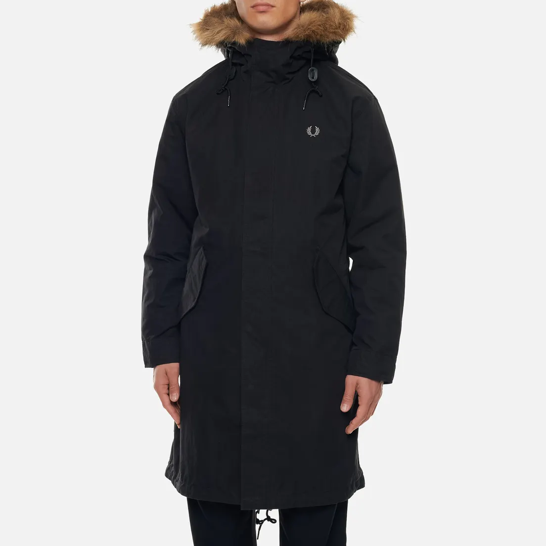 Fred Perry Мужская куртка парка Zip In Liner