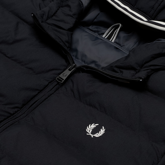 Мужской пуховик Fred Perry Insulated Hooded Black