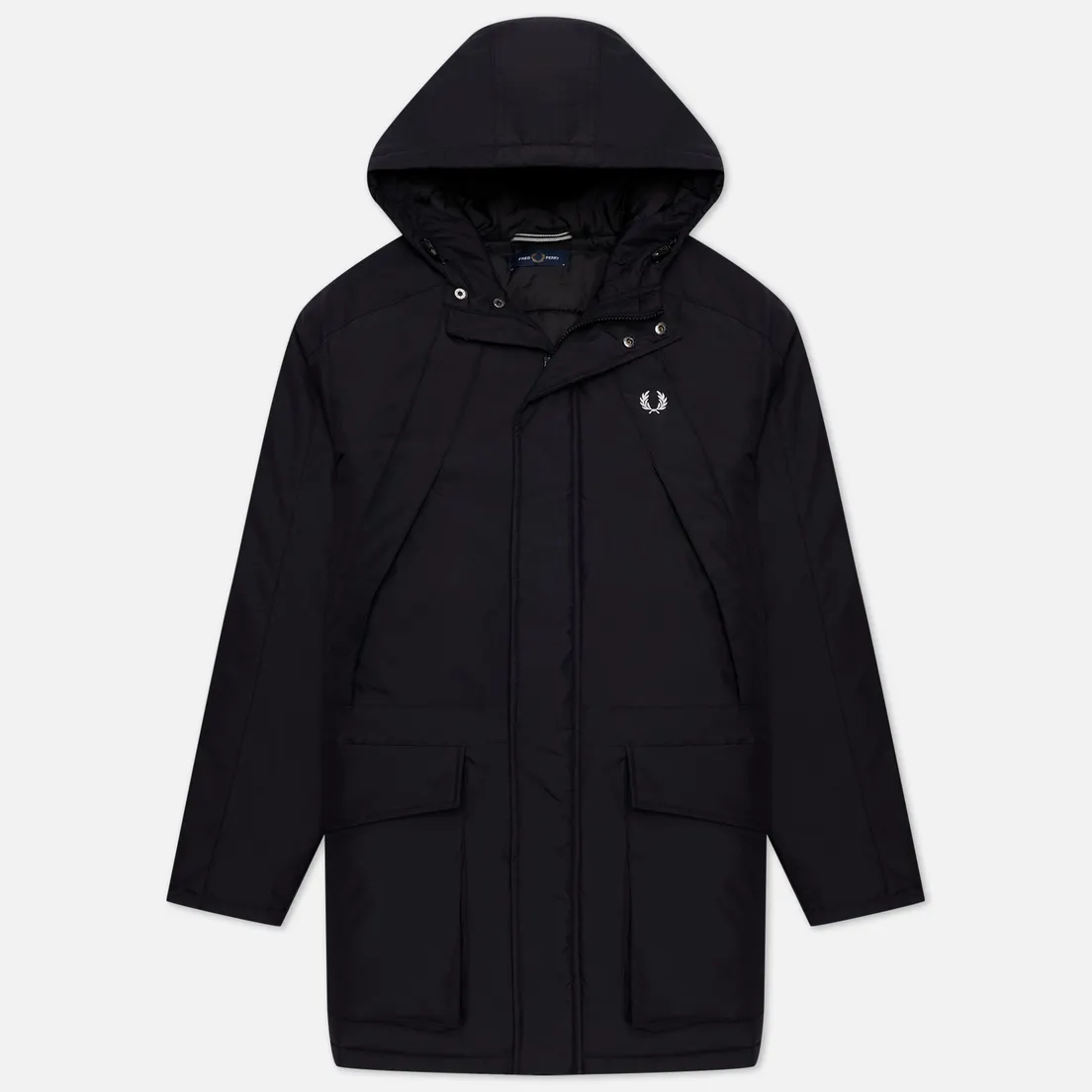 Fred Perry Мужская куртка парка Padded Zip Through